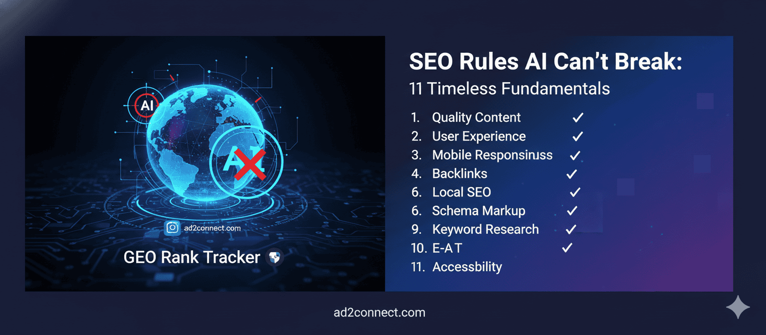 GEO Rank Tracker and SEO Rules AI Can’t Break 11 Timeless Fundamentals