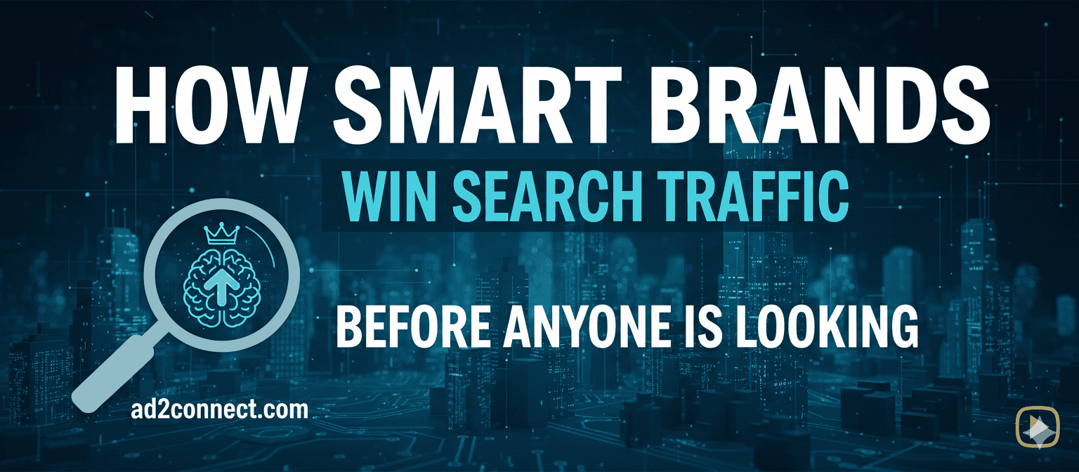 How Smart Brands Win Search Traffic Before Anyone Is Looking.