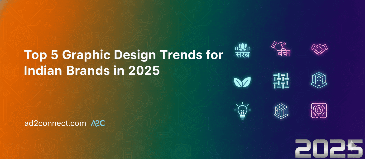 Top 5 Graphic Design Trends for Indian Brands in 2025