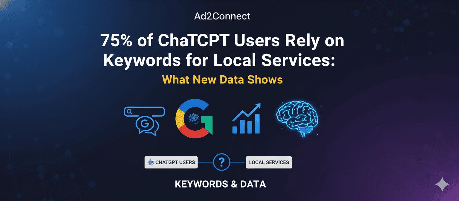 75% of ChatGPT Users Rely on Keywords for Local Services What New Data Shows