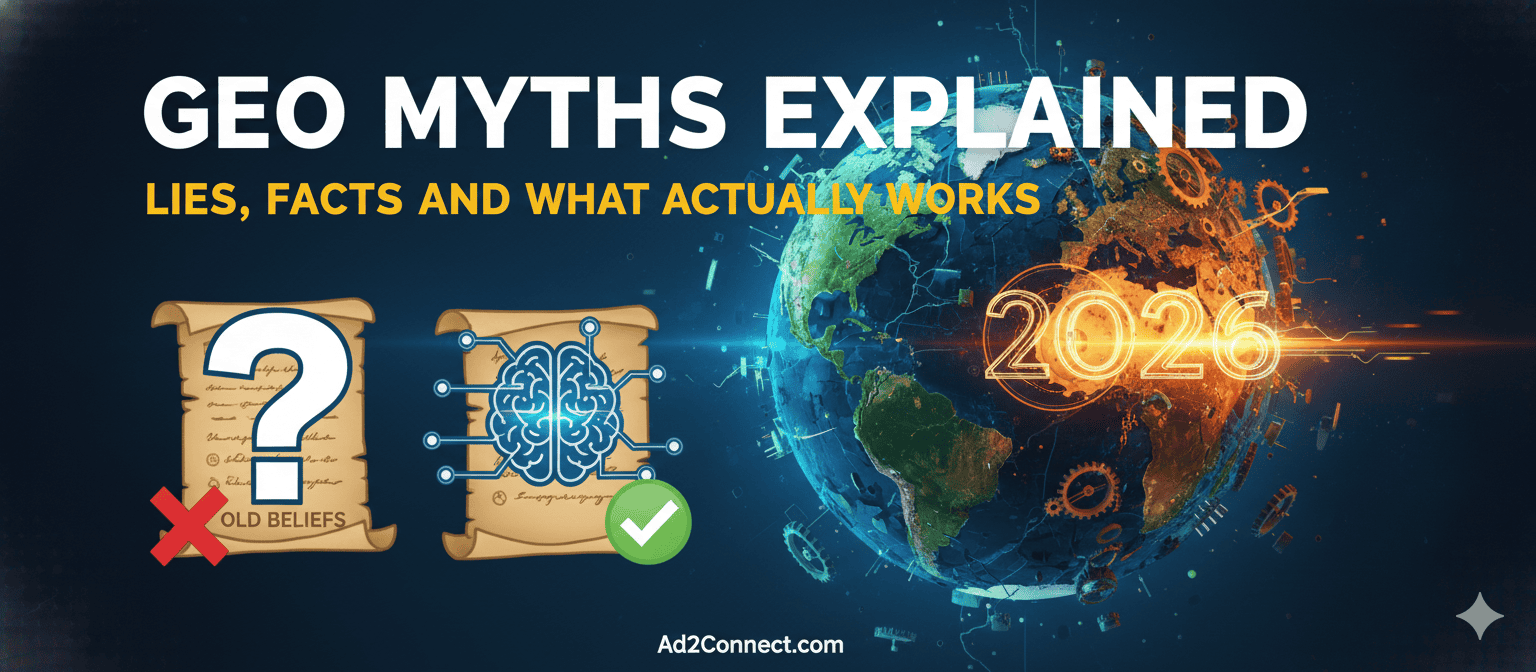 GEO Myths Explained Lies, Facts, and What Actually Works in 2026
