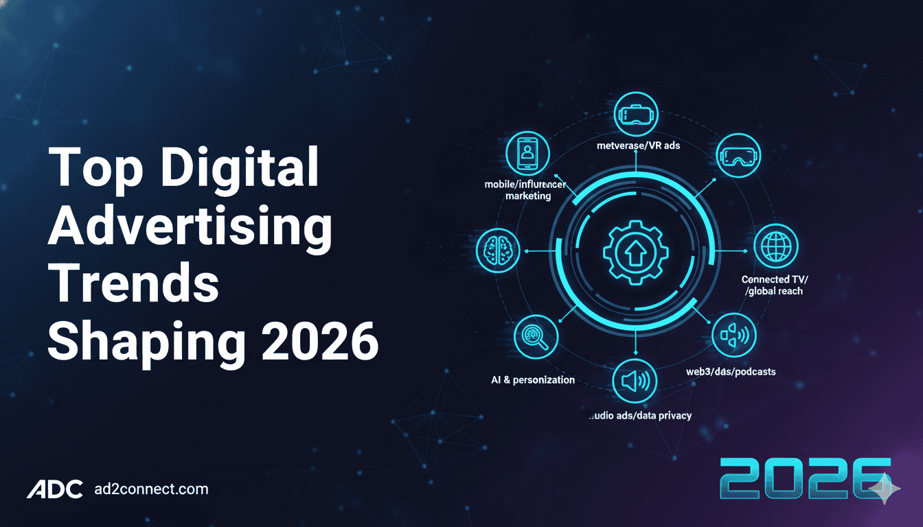Top Digital Advertising Trends Shaping 2026