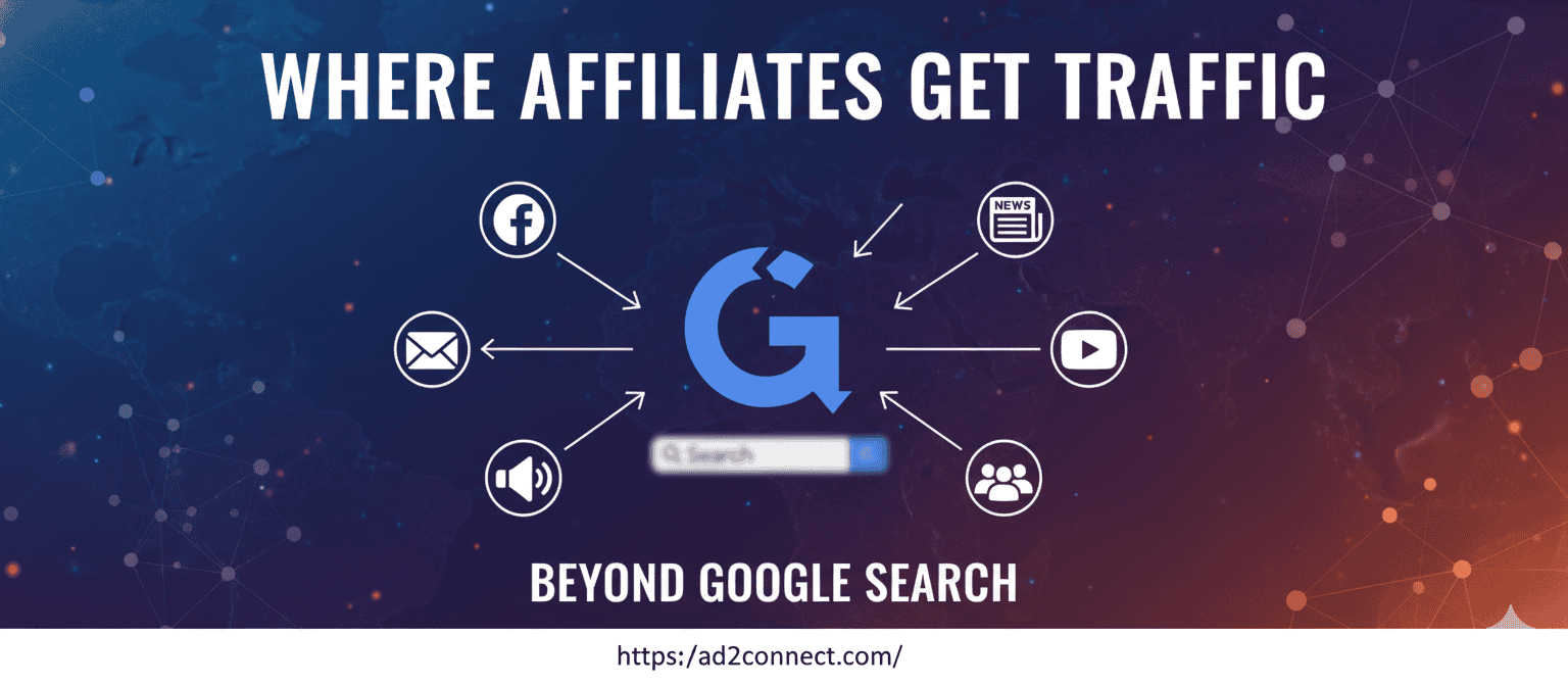 Where Affiliates Get Traffic Beyond Google Search.