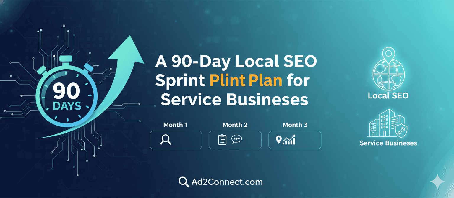 A 90-Day Local SEO Sprint Plan for Service Businesses