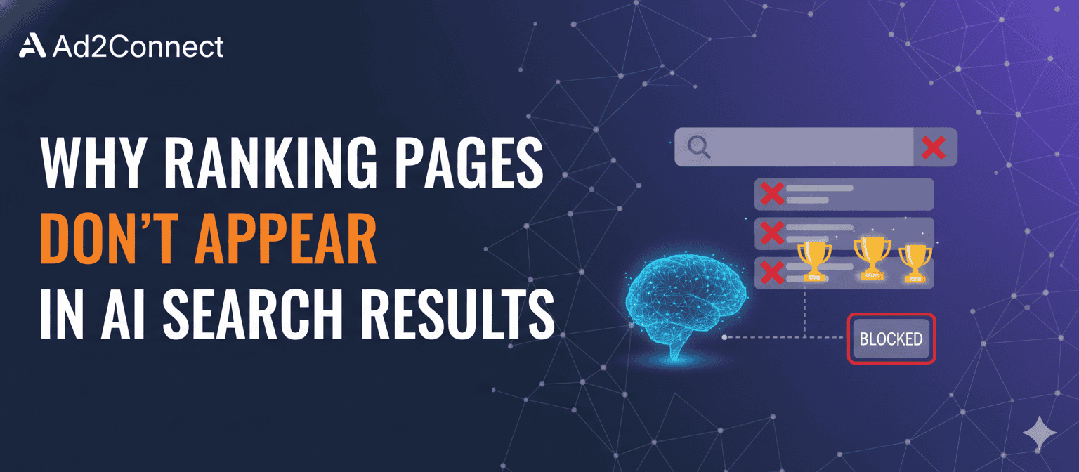 Why Ranking Pages Don’t Appear in AI Search Results