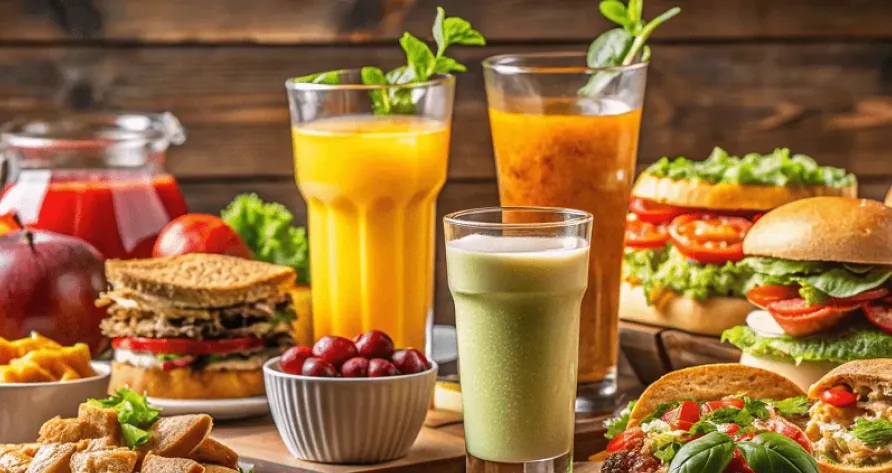 Premium Food & Beverage Brand (D2C) Header