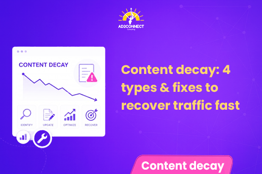 Content Decay 4 Types & Fixes to Recover Traffic Fast