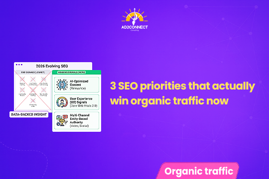 3 SEO Priorities That Actually Win Organic Traffic Now