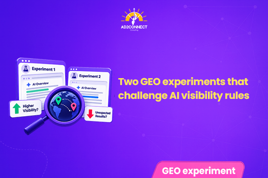 Two GEO Experiments That Challenge AI Visibility Rules