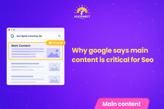 Why Google Says Main Content Is Critical For Seo